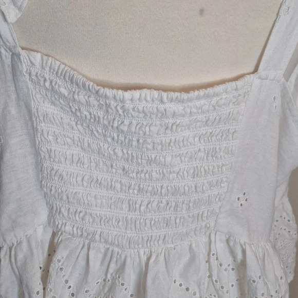 Plus Rosalie Tie-Strap  Top in Geo Eyelet SZ 1X - Picture 10 of 11